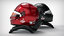 bell style racing helmet 3D model