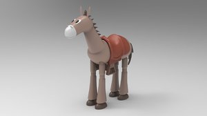donkey ready 3D model