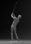 statue golfer 3D model