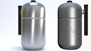 3D thermos flask model