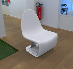 3D model fancy chair