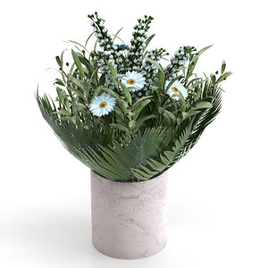 3D bouquet model