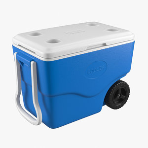 3d model cooler box