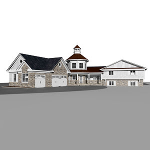 lake house 3D model