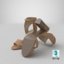 realistic women s shoes 3D