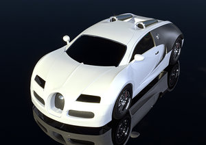 bugatti car 3D model
