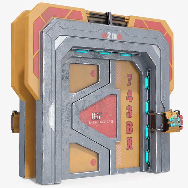 宇宙飞船的门modo模型