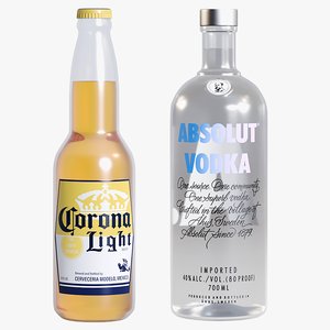 Corona Beer 3d Models For Download Turbosquid - roblox corona drink model