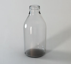 milk bottle 3D model
