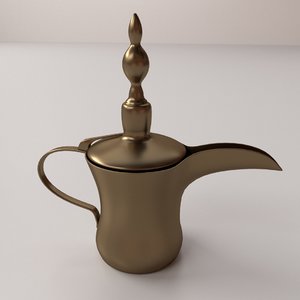arabic coffee pot 3D