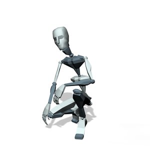 Crouch squat idle breathing
