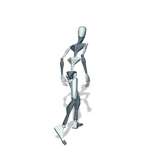 Male turn back and walk away