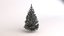 3d pine fir tree snow model