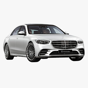 2021 mercedes-benz s-class long 3D model