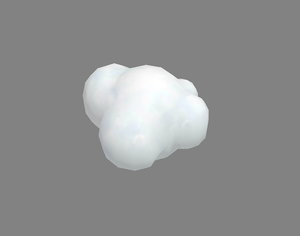 3D whitecloud bubble