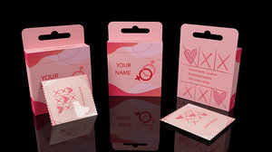 3D condoms print box