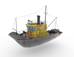 fishing boat 3D