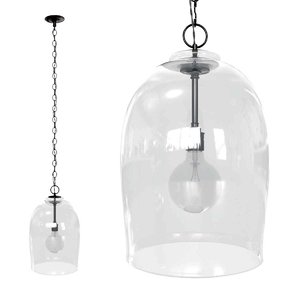 3D pendant lights clear lanterns