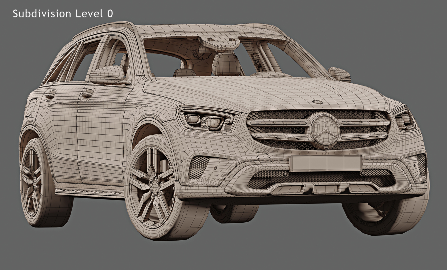 2020 mercedes-benz glc 3D model - TurboSquid 1411053