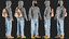 3D model realistic men s boots