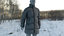 3D model realistic clothing 21 coat
