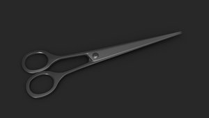 surgical scissors 3D