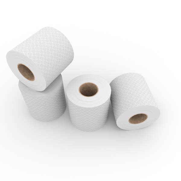3D toilet paper - TurboSquid 1667465