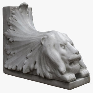 decorative element lion model