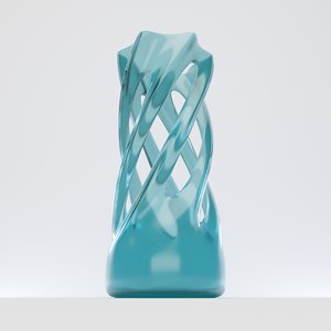 3D model twist vase