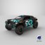 3D rosberg xtreme racing extreme model
