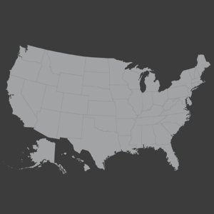 50 states 3D model