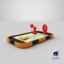 3D abstract protected mobile phone model