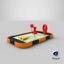 3D abstract protected mobile phone model