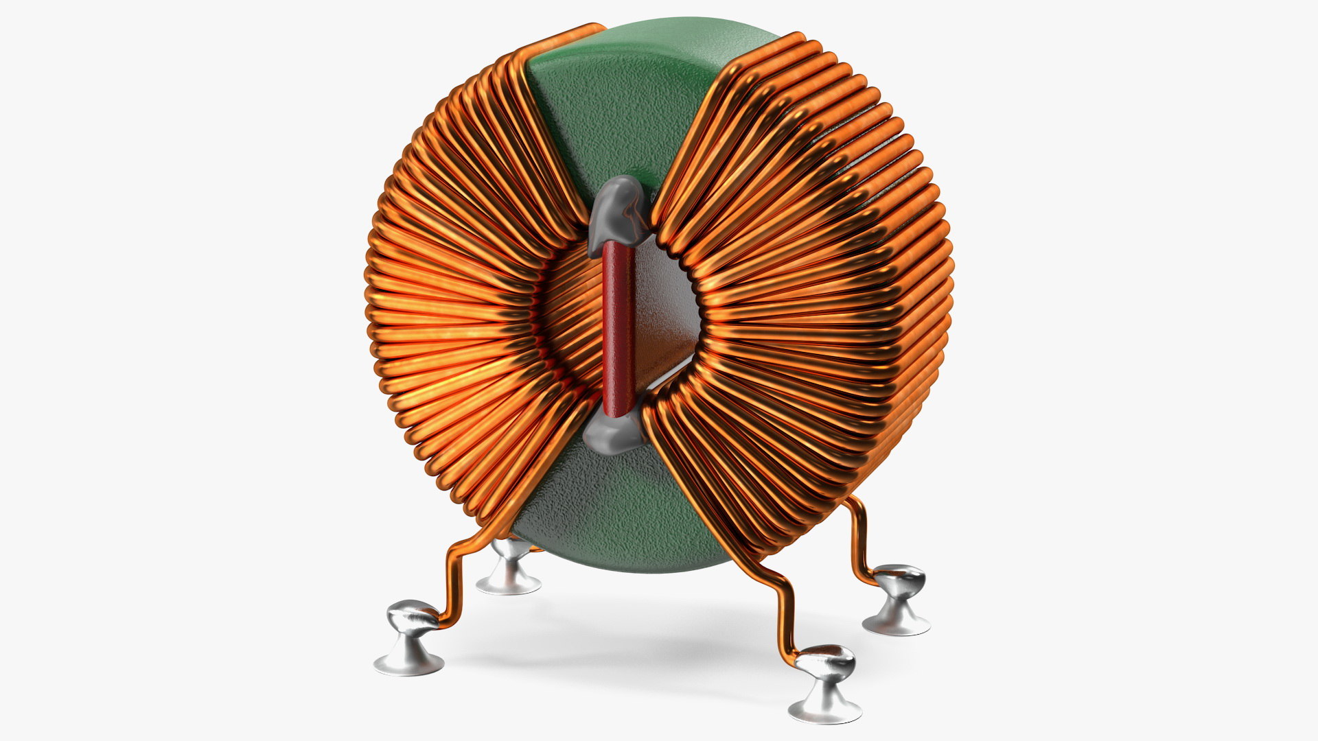 Toroidal choke coil filter 3D model TurboSquid 1669086