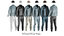 realistic men s jeans 3D model