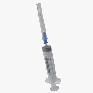 syringe medicine 3D model