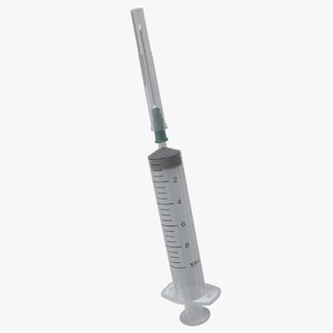 syringe 10ml 3D model
