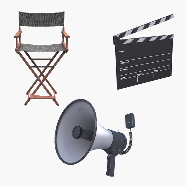 movie directors chair 3D