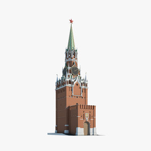 kremlin clock 3D model