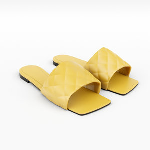 sandals flat 3D model