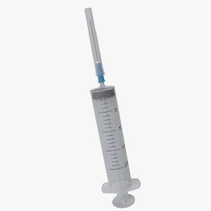 syringe 20ml 3D model