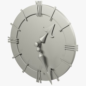 3D stylized clock