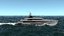 3D akira luxury yacht dynamic