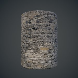 Medieval stone wall