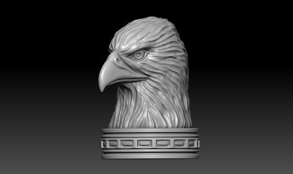 eagle head printing 3D model