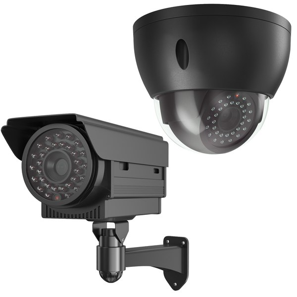 real security cameras 3D model