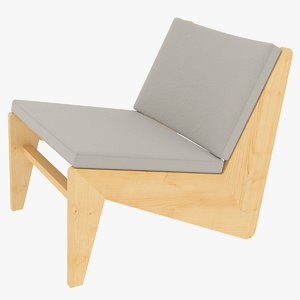 3D model cassina bench cushions