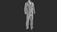 realistic men s suit 3D model