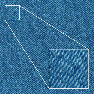 Tileable jeans fabric
