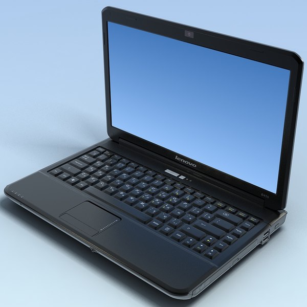 notebook lenovo b450 3d model